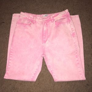 Pink jeans